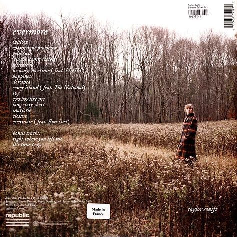 Виниловая пластинка Taylor Swift - Evermore deluxe (col2LP) зелёный винил