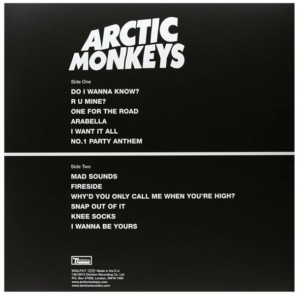 Виниловая пластинка Arctic Monkeys - AM (LP)