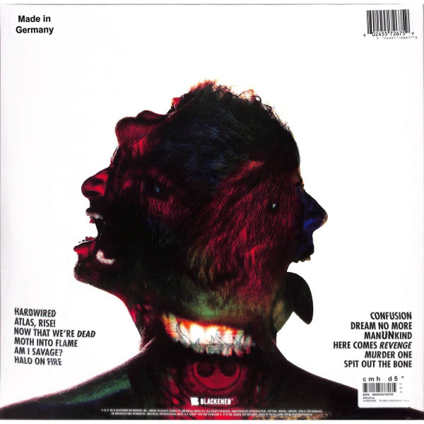 Виниловая пластинка Metallica - Hardwired... To Self-Destruct (2LP) оранжевый винил