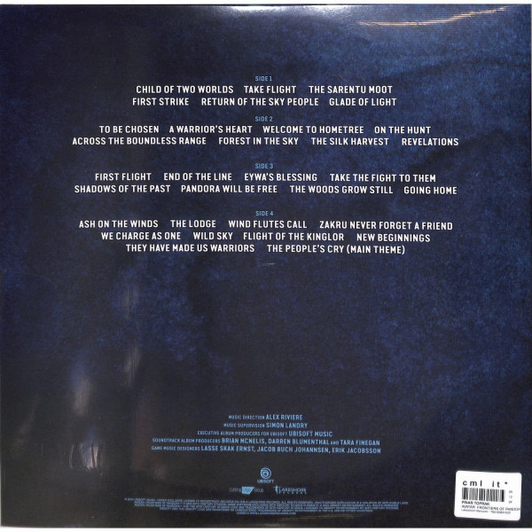 Виниловая пластинка Pinar Toprak - Avatar: Frontiers Of Pandora (2LP) голубой винил