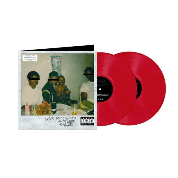 Виниловая пластинка Kendrick Lamar - Good Kid M.A.A.D. City 10th anniversary (2LP) красный винил