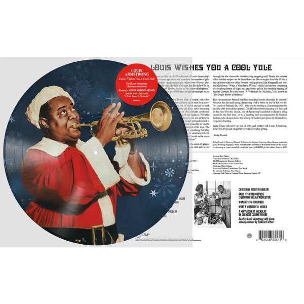 Виниловая пластинка Louis Armstrong - Louis Wishes You A Cool Yule (LP) винил с изображением