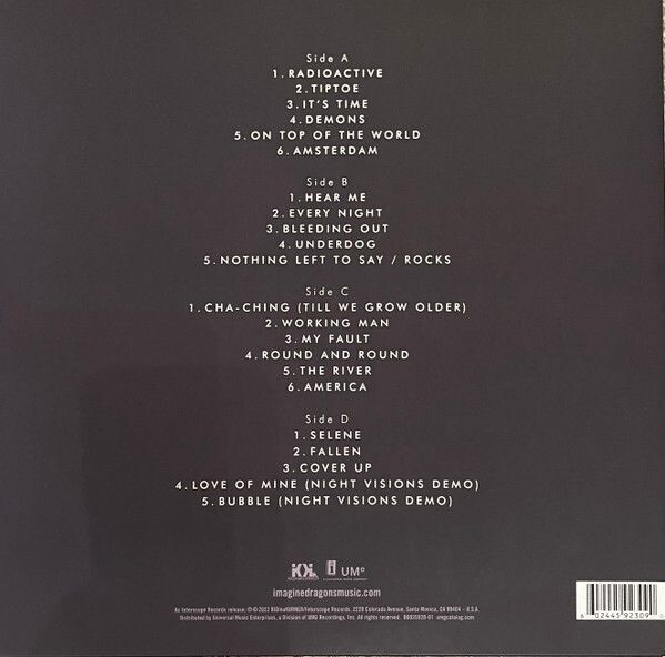 Виниловая пластинка Imagine Dragons - Night Visions expanded edition (2LP)