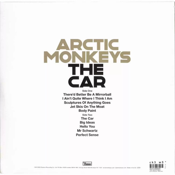 Виниловая пластинка Arctic Monkeys - The Car (LP&MP3)