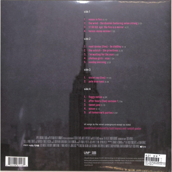 Виниловая пластинка The Velvet Underground: A Documentary OST (2LP)