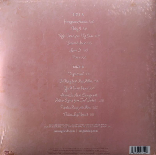 Виниловая пластинка Ariana Grande - Yours Truly (LP)