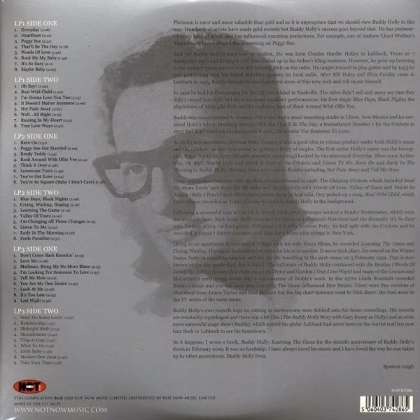 Виниловая пластинка Buddy Holly - Platinum Collection (3LP) белый винил