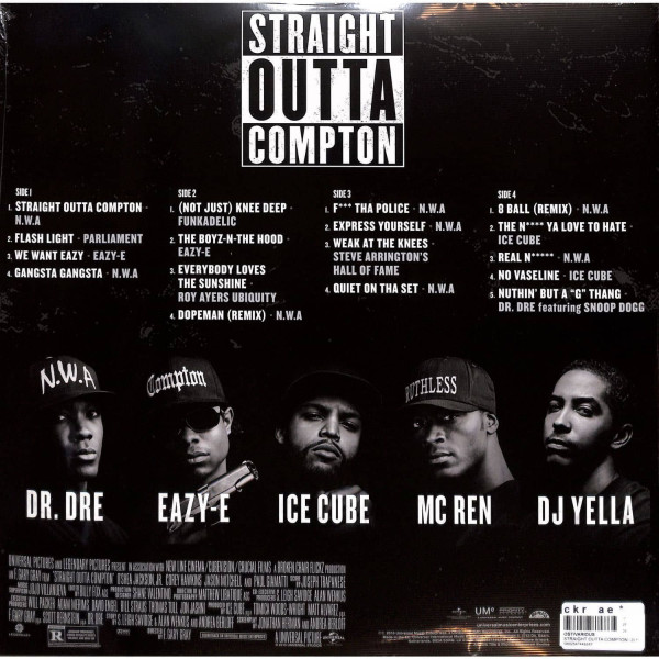 Виниловая пластинка OST / Various - Straight Outta Compton (2LP)
