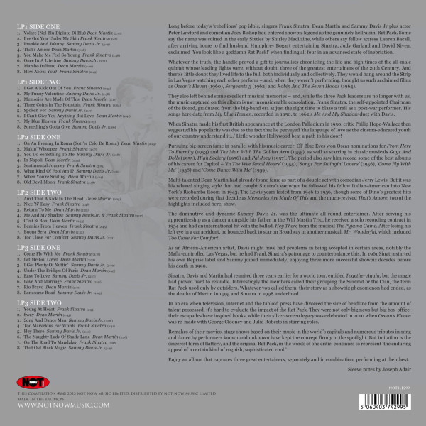 Виниловая пластинка Rat Pack - Platinum Collection (3LP) белый винил