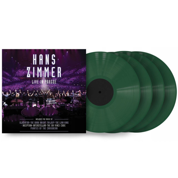 Виниловая пластинка Hans Zimmer - Live In Prague (4LP) зелёный винил