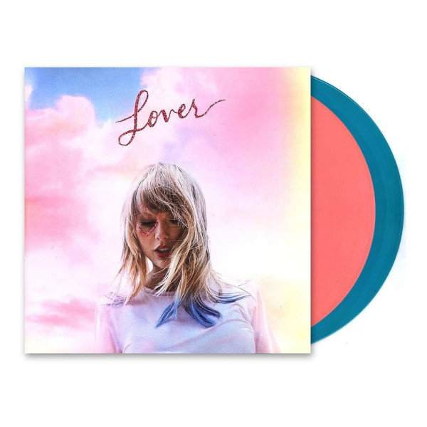 Виниловая пластинка Taylor Swift - Lover (2LP) розовый, синий винил