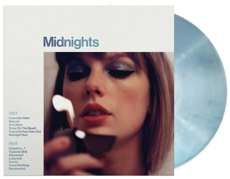 Виниловая пластинка Taylor Swift - Midnights (LP) синий винил