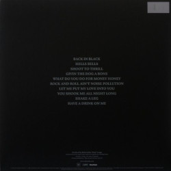 Виниловая пластинка AC/DC - Back In Black (LP)