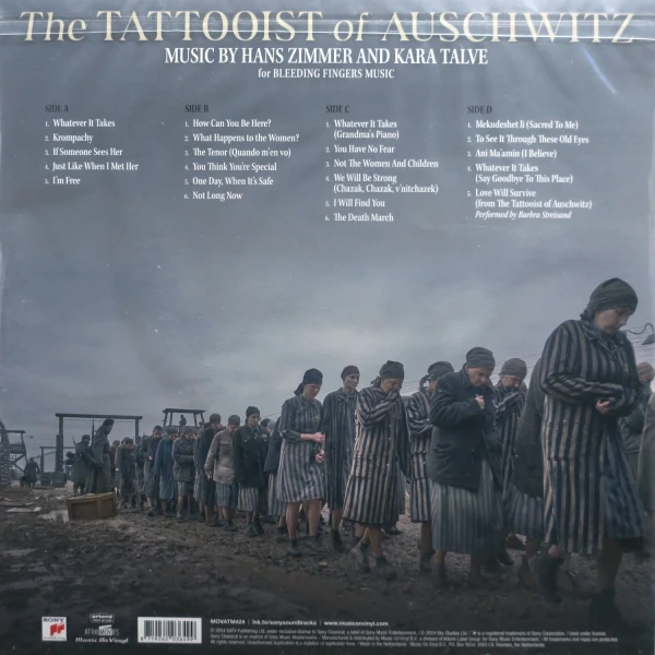 Виниловая пластинка Hans Zimmer & Kara Talve - The Tattooist Of Auschwitz (2LP)