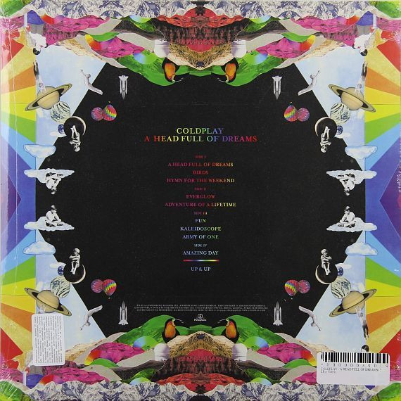 Виниловая пластинка Coldplay - A Head Full Of Dreams (LP) чёрный винил