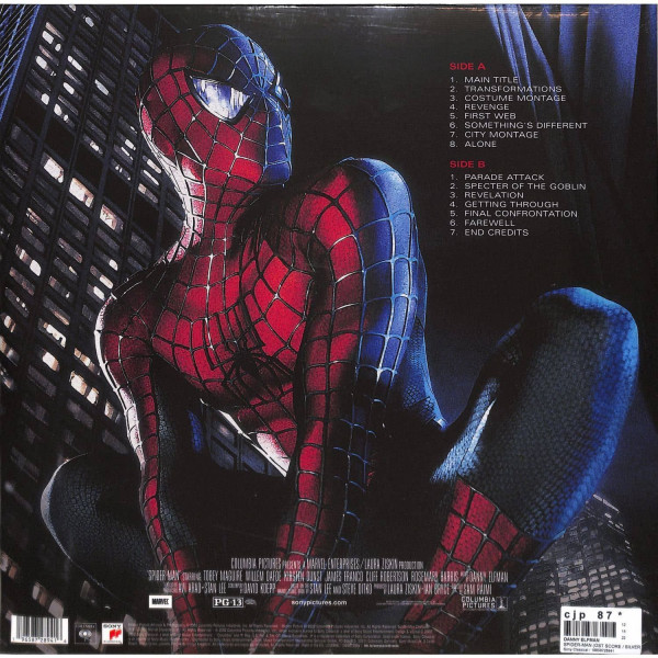 Виниловая пластинка OST / Danny Elfman - Spider-Man (LP) silver edition