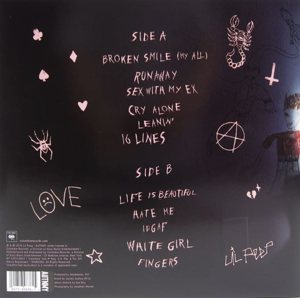 Виниловая пластинка Lil Peep - Come Over When You're Sober, Part 2 (LP)